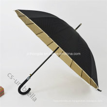 Guarda-chuva de sol X16k em linha reta dossel especial preto (YSS0144-3)